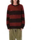Ymc You Must Create Ymc Stripes Mohair Sweater In Multicolor