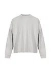 Ymc You Must Create Studio Raw-edge Sweatshirt In Silver