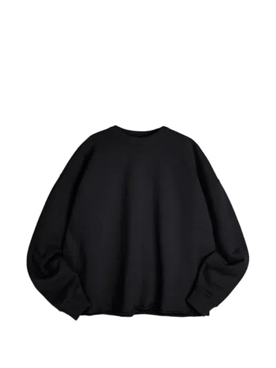 Ymc You Must Create Studio Raw-edge Sweatshirt In Black