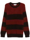 Ymc You Must Create Ymc Stripes Mohair Sweater In 褐色