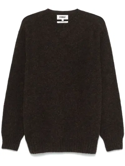 Ymc You Must Create Suedehead Jumper In Brown