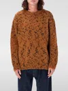Ymc You Must Create Ymc Speckled Knit Sweater In Braun