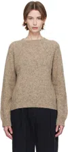 Ymc You Must Create Taupe Earth Jets Sweater In 20-natural