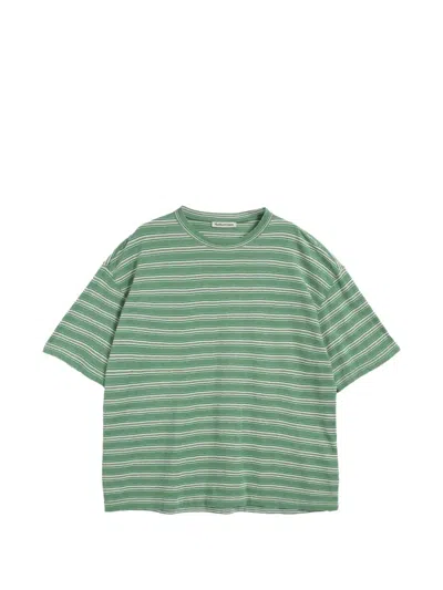 Ymc You Must Create Triple Striped T-shirt In Green