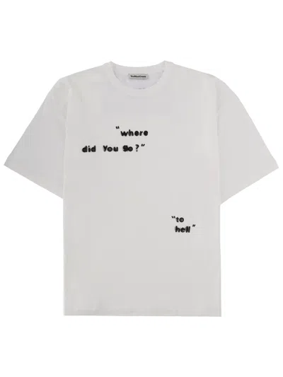 Ymc You Must Create Print-detail T-shirt In Gray