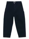 Ymc You Must Create Twisted Trousers In Blue