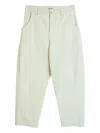 Ymc You Must Create Twisted Straight-leg Trousers In White