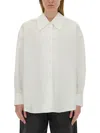 Ymc You Must Create White Oversized Solid Shirt In White