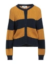 Ymc You Must Create Woman Cardigan Ocher Size S Acrylic, Polyamide, Mohair Wool, Wool In Yellow