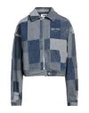 Ymc You Must Create Woman Denim Outerwear Blue Size M Cotton In Blue