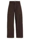 Ymc You Must Create Ymc Women's Peggy High-waisted Twill Trousers In Brown