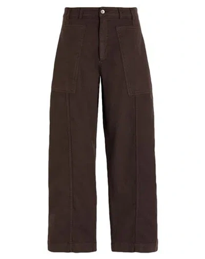 Ymc You Must Create Woman Jeans Chocolate Brown Size Xs Organic Cotton, Elastane