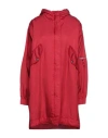 Ymc You Must Create Woman Overcoat & Trench Coat Red Size Xs/s Cotton, Cupro In Red