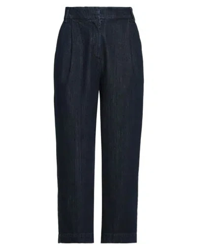 Ymc You Must Create Woman Pants Blue Size Xxs Organic Cotton