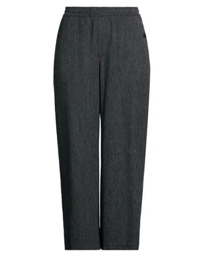 Ymc You Must Create Woman Pants Charcoal Size M Wool, Polyester In Gray