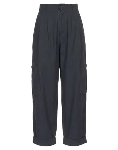 Ymc You Must Create Woman Pants Charcoal Size Xs Cotton In Grey