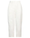 Ymc You Must Create Woman Pants Ivory Size M Cotton In White