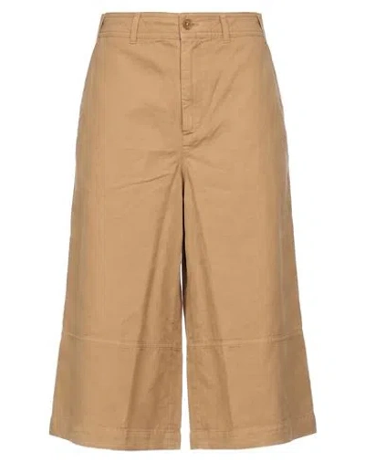 Ymc You Must Create Woman Pants Sand Size M Cotton, Linen In Neutral