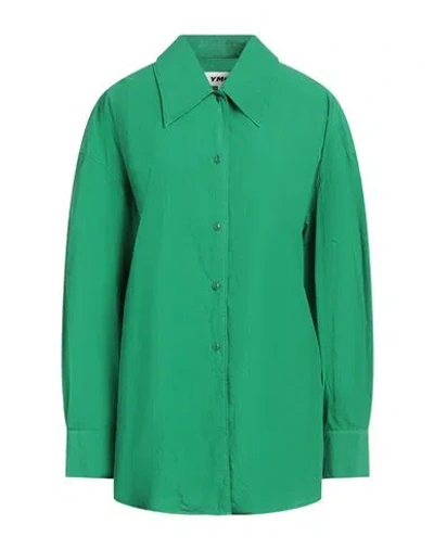 Ymc You Must Create Woman Shirt Green Size L Cotton