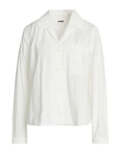 Ymc You Must Create Woman Shirt White Size S Cotton
