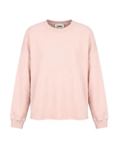 Ymc You Must Create Woman Sweatshirt Pink Size Xs/s Cotton
