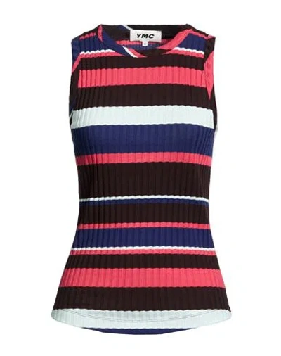 Ymc You Must Create Woman Tank Top Dark Brown Size M Cotton