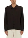 Ymc You Must Create Ymc Button-up Merino Wool Cardigan In Brown