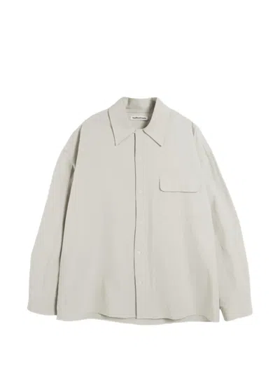 Ymc You Must Create Wray Pocket Shirt In Neutral