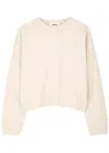 Ymc You Must Create Ymc Almost Grown Cotton Sweatshirt In Ecru