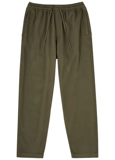 Ymc You Must Create Ymc Alva Skate Tapered Cotton Trousers In Green