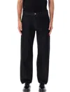 Ymc You Must Create Ymc Bez Straight-leg Corduroy Trousers In Black