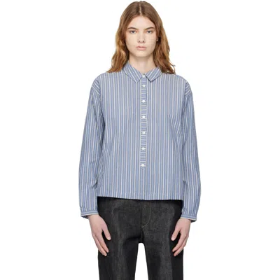 Ymc You Must Create Ymc Blue Marianne Shirt