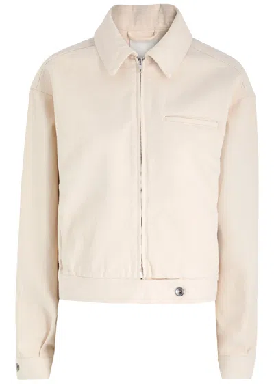 Ymc You Must Create Ymc Burnside Denim Jacket In Ecru