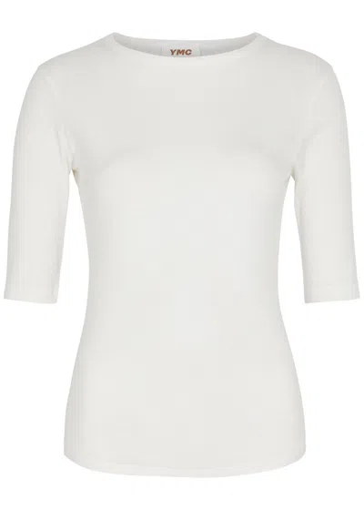 Ymc You Must Create Ymc Charlotte Slubbed Cotton Top In White