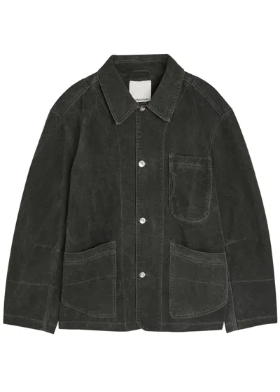 Ymc You Must Create Ymc Construction Panelled Denim Jacket In Gray