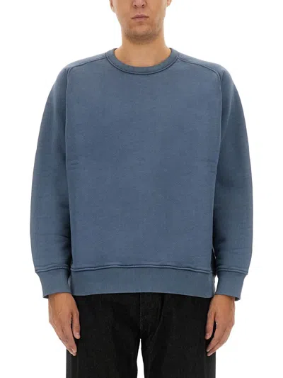 Ymc You Must Create Cotton Sweatshirt In Blue