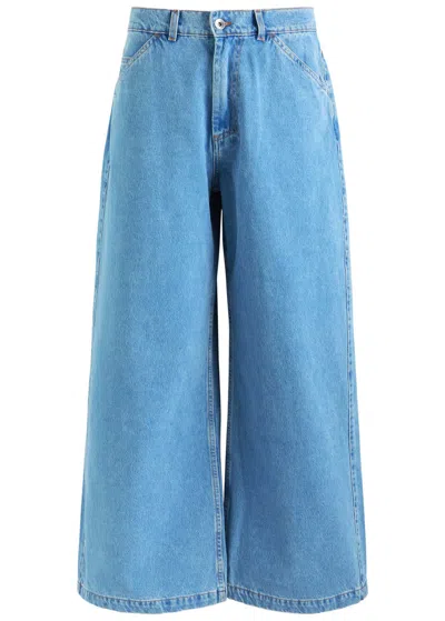 Ymc You Must Create Ymc Courtney Wide-leg Jeans In Denim