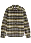 YMC YOU MUST CREATE YMC CURTIS CHECKED COTTON SHIRT