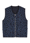 Ymc You Must Create Navy Jackie Reversible Vest In Blue