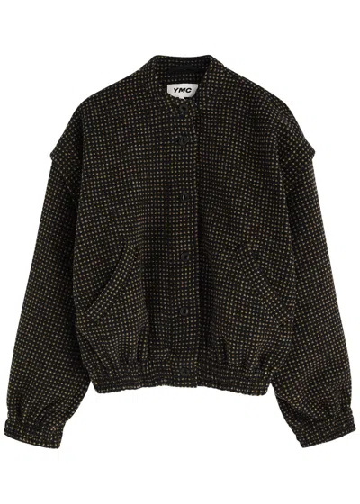 Ymc You Must Create Ymc Jordan Patterned Wool Jacket In 01-black-brown