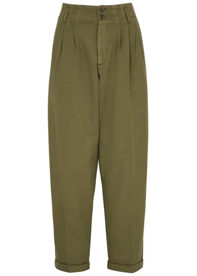 Ymc You Must Create Khaki Keaton Trousers In Olive