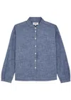 Ymc You Must Create Ymc Marianne Cotton Chambray Shirt In Light Blue