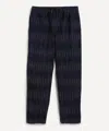 Ymc You Must Create Ymc Mens Alva Indigo Sashiko-stitched Trousers