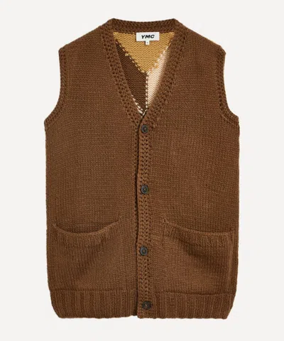 Ymc You Must Create Ymc Mens Appalachian Hand-knitted Waistcoat