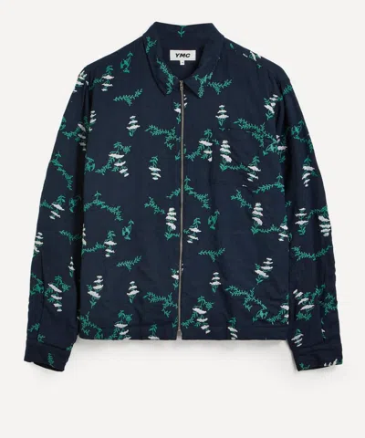 Ymc You Must Create Ymc Mens Bowie Floral Embroidered Overshirt