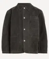 Ymc You Must Create Ymc Mens Charcoal Construction Chore Jacket In Gray
