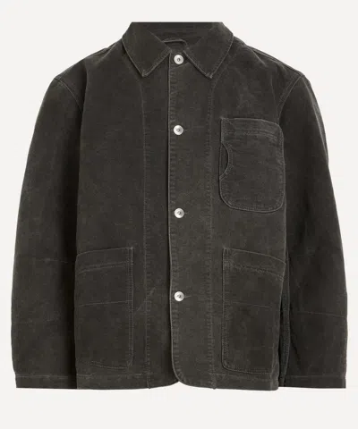 YMC YOU MUST CREATE YMC MENS CHARCOAL CONSTRUCTION CHORE JACKET