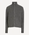 Ymc You Must Create Ymc Mens Charcoal Grey Nova Zip-up Cardigan In Gray