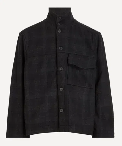 Ymc You Must Create Ymc Mens Cruiser Flannel Check Jacket In Black