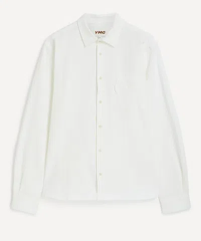 Ymc You Must Create Ymc Mens Earth Curtis Seersucker Shirt